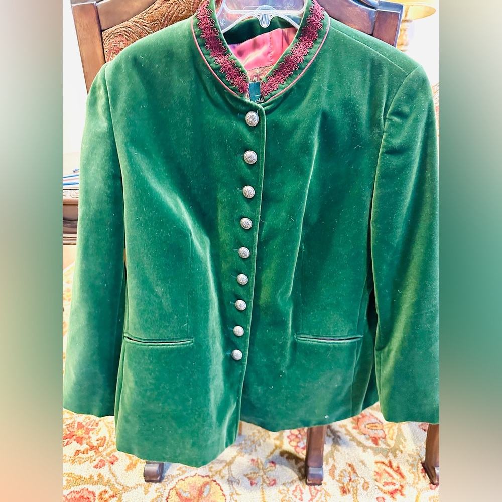 Green H. Moser Jacket Vintage 46
